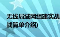 无线局域网组建实战(对于无线局域网组建实战简单介绍)