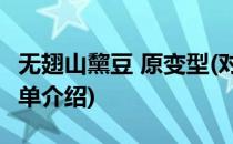 无翅山黧豆 原变型(对于无翅山黧豆 原变型简单介绍)