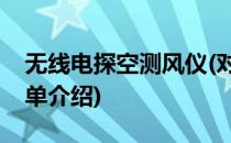 无线电探空测风仪(对于无线电探空测风仪简单介绍)