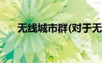 无线城市群(对于无线城市群简单介绍)