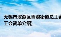 无锡市滨湖区雪浪街道总工会(对于无锡市滨湖区雪浪街道总工会简单介绍)