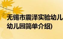 无锡市震泽实验幼儿园(对于无锡市震泽实验幼儿园简单介绍)