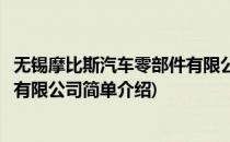 无锡摩比斯汽车零部件有限公司(对于无锡摩比斯汽车零部件有限公司简单介绍)