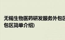 无锡生物医药研发服务外包区(对于无锡生物医药研发服务外包区简单介绍)