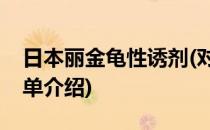 日本丽金龟性诱剂(对于日本丽金龟性诱剂简单介绍)