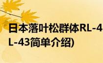 日本落叶松群体RL-43(对于日本落叶松群体RL-43简单介绍)