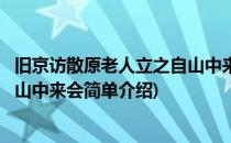 旧京访散原老人立之自山中来会(对于旧京访散原老人立之自山中来会简单介绍)