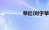 早红(对于早红简单介绍)