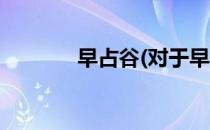 早占谷(对于早占谷简单介绍)