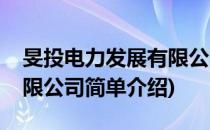 旻投电力发展有限公司(对于旻投电力发展有限公司简单介绍)