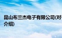 昆山布兰杰电子有限公司(对于昆山布兰杰电子有限公司简单介绍)