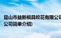 昆山市益新模具咬花有限公司(对于昆山市益新模具咬花有限公司简单介绍)