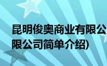 昆明俊奥商业有限公司(对于昆明俊奥商业有限公司简单介绍)