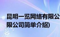 昆明一览网络有限公司(对于昆明一览网络有限公司简单介绍)