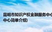 昆明市知识产权金融服务中心(对于昆明市知识产权金融服务中心简单介绍)