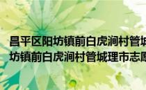 昌平区阳坊镇前白虎涧村管城理市志愿服务队(对于昌平区阳坊镇前白虎涧村管城理市志愿服务队简单介绍)