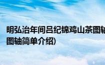 明弘治年间吕纪锦鸡山茶图轴(对于明弘治年间吕纪锦鸡山茶图轴简单介绍)