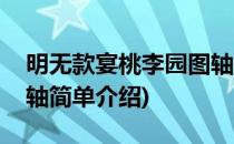 明无款宴桃李园图轴(对于明无款宴桃李园图轴简单介绍)