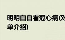 明明白白看冠心病(对于明明白白看冠心病简单介绍)