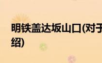 明铁盖达坂山口(对于明铁盖达坂山口简单介绍)