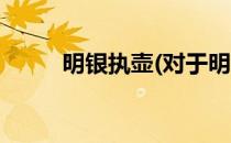明银执壶(对于明银执壶简单介绍)