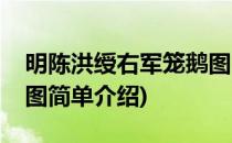 明陈洪绶右军笼鹅图(对于明陈洪绶右军笼鹅图简单介绍)