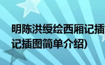 明陈洪绶绘西厢记插图(对于明陈洪绶绘西厢记插图简单介绍)