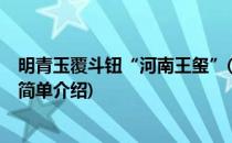 明青玉覆斗钮“河南王玺”(对于明青玉覆斗钮“河南王玺”简单介绍)