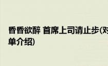 昏昏欲醉 首席上司请止步(对于昏昏欲醉 首席上司请止步简单介绍)