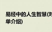 易经中的人生智慧(对于易经中的人生智慧简单介绍)