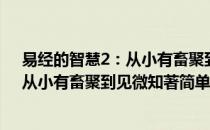 易经的智慧2：从小有畜聚到见微知著(对于易经的智慧2：从小有畜聚到见微知著简单介绍)