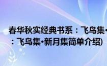 春华秋实经典书系：飞鸟集·新月集(对于春华秋实经典书系：飞鸟集·新月集简单介绍)