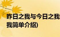 昨日之我与今日之我(对于昨日之我与今日之我简单介绍)