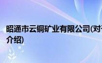 昭通市云铜矿业有限公司(对于昭通市云铜矿业有限公司简单介绍)