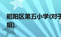 昭阳区第五小学(对于昭阳区第五小学简单介绍)