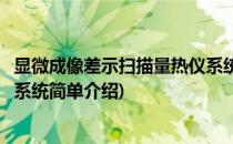 显微成像差示扫描量热仪系统(对于显微成像差示扫描量热仪系统简单介绍)