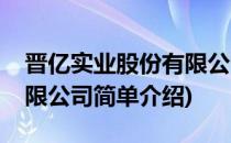 晋亿实业股份有限公司(对于晋亿实业股份有限公司简单介绍)