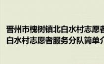 晋州市槐树镇北白水村志愿者服务分队(对于晋州市槐树镇北白水村志愿者服务分队简单介绍)