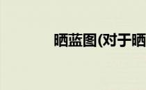 晒蓝图(对于晒蓝图简单介绍)