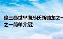 晚三叠世早期孙氏新铺龙之一(对于晚三叠世早期孙氏新铺龙之一简单介绍)