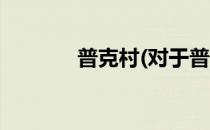 普克村(对于普克村简单介绍)