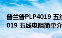 普兰普PLP4019 五线电阻(对于普兰普PLP4019 五线电阻简单介绍)