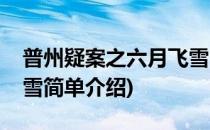 普州疑案之六月飞雪(对于普州疑案之六月飞雪简单介绍)
