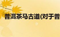 普洱茶马古道(对于普洱茶马古道简单介绍)