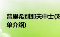 普里希别耶夫中士(对于普里希别耶夫中士简单介绍)