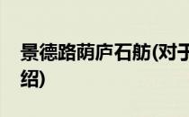 景德路荫庐石舫(对于景德路荫庐石舫简单介绍)