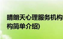 晴朗天心理服务机构(对于晴朗天心理服务机构简单介绍)