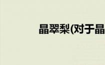 晶翠梨(对于晶翠梨简单介绍)