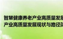 智慧健康养老产业高质量发展现状与路径(对于智慧健康养老产业高质量发展现状与路径简单介绍)