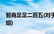 智商足足二百五(对于智商足足二百五简单介绍)